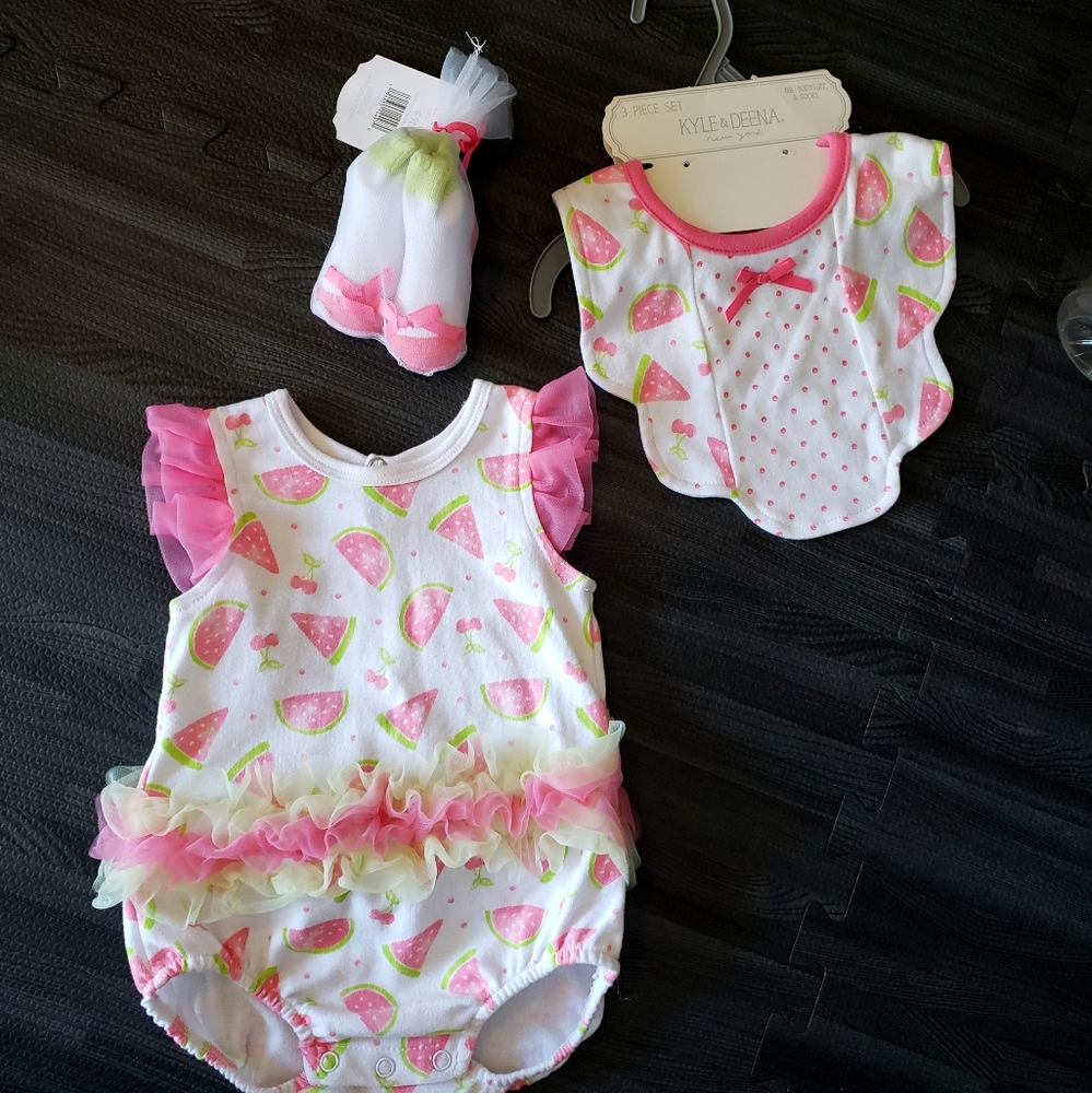 3 piece watermelon outfit